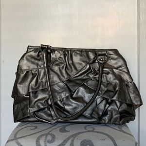 New York & Company Ruffle Shoulder Bag